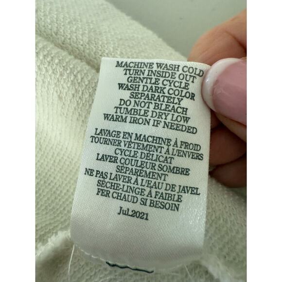 Z SUPPLY Dress Cream Dress Henley Cream Drop Waist Ruffled Comfy Casual Size M - Picture 9 of 9